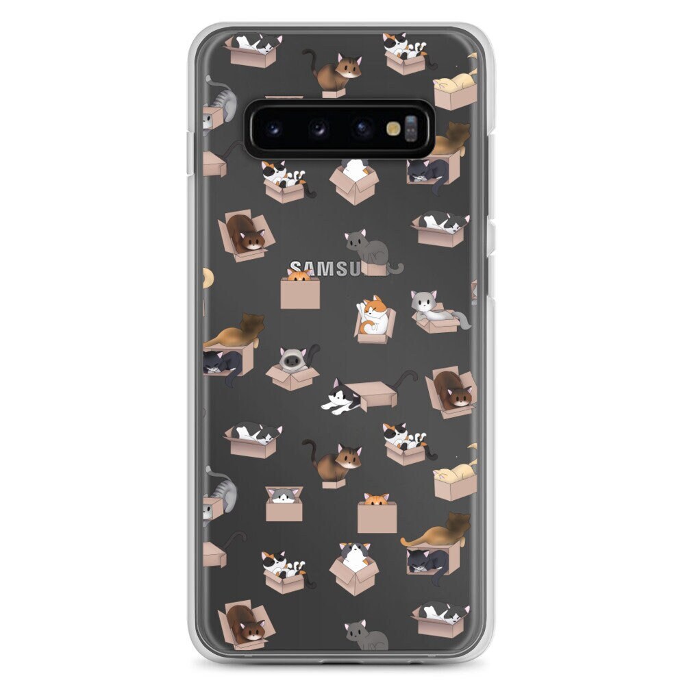 Kitty in a Box Samsung Case, Phone Cases, Mobile Phone Cases