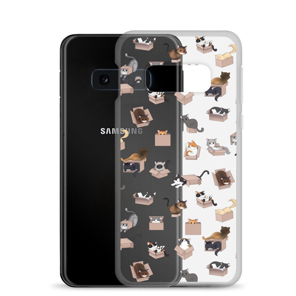 Kitty in a Box Samsung Case, Phone Cases, Mobile Phone Cases