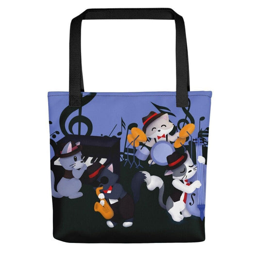 Jazz Kitties Tote bag, Bags, Shopping Totes