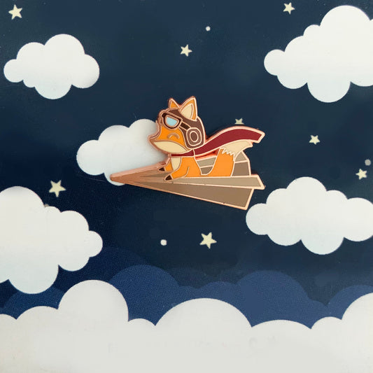 Flying Fox - Small Enamel Pin, Pins, Brooches & Lapel Pins