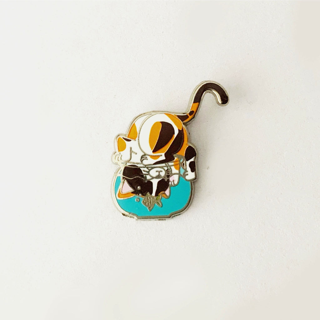 Ginny Gone Fishin&#39; - Small Enamel Pin, Pins, Brooches & Lapel Pins