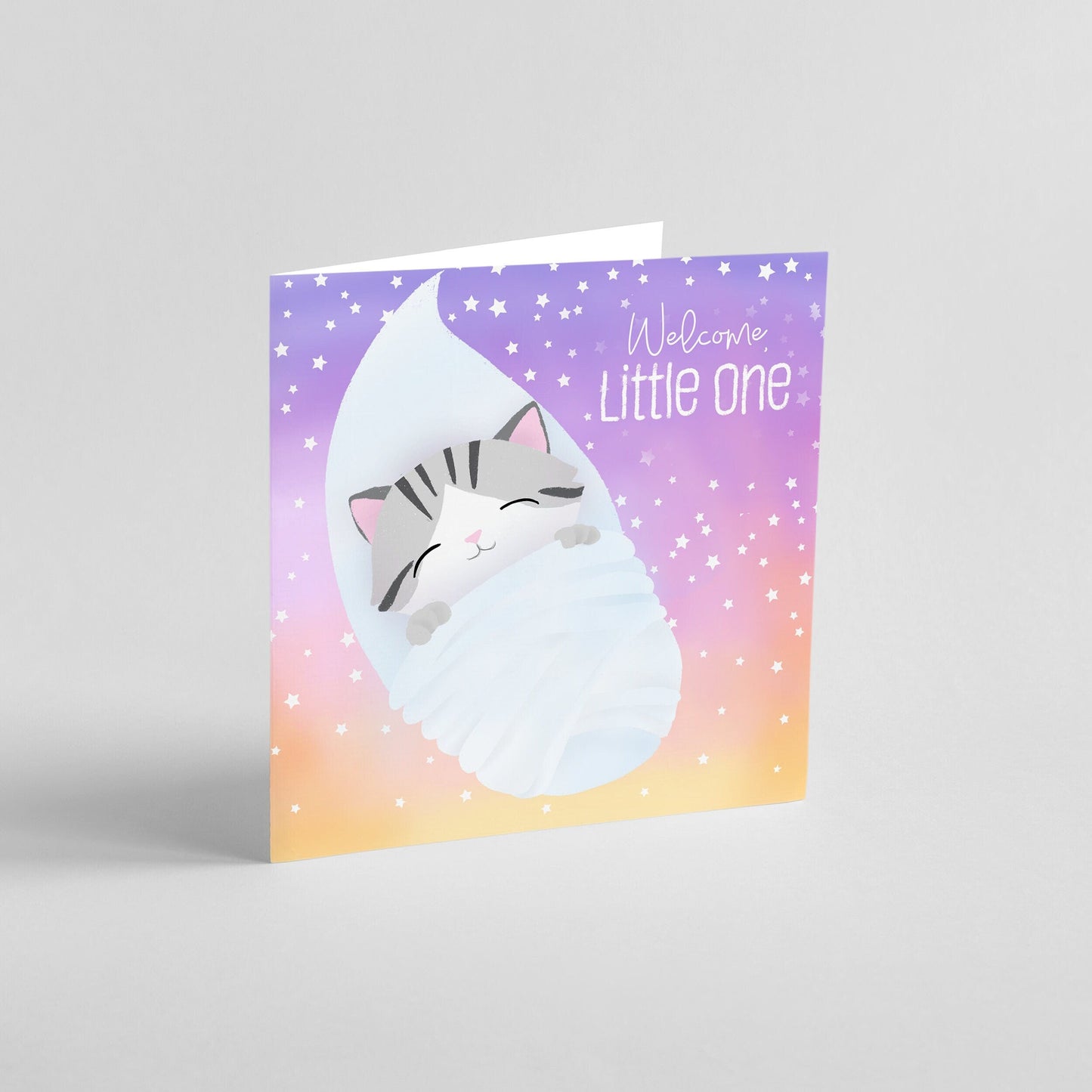 Rocky the Cat - New Baby Greeting Card, Greeting Cards/Postcards, Greeting & Note Cards