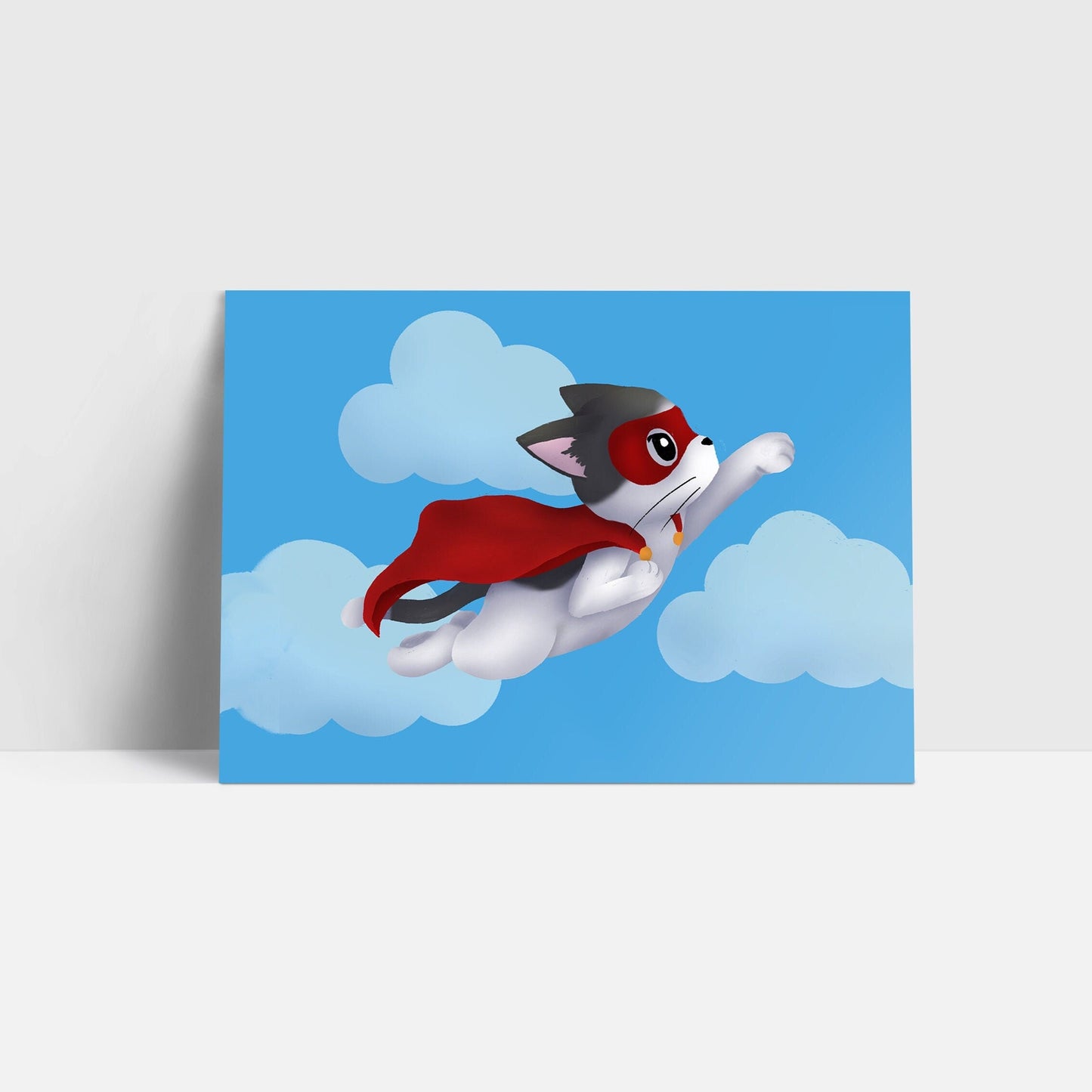 Superkitty A6 Postcard, Greeting Cards/Postcards, Post Cards