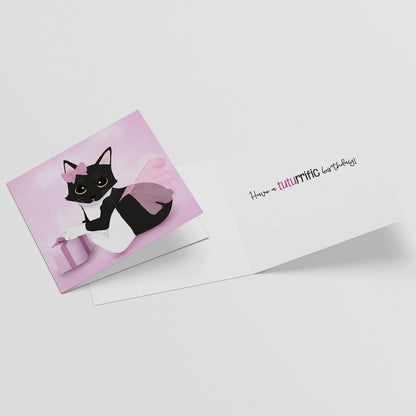 Rain the Manx Cat - Birthday Greeting Card, Greeting Cards/Postcards, Greeting & Note Cards