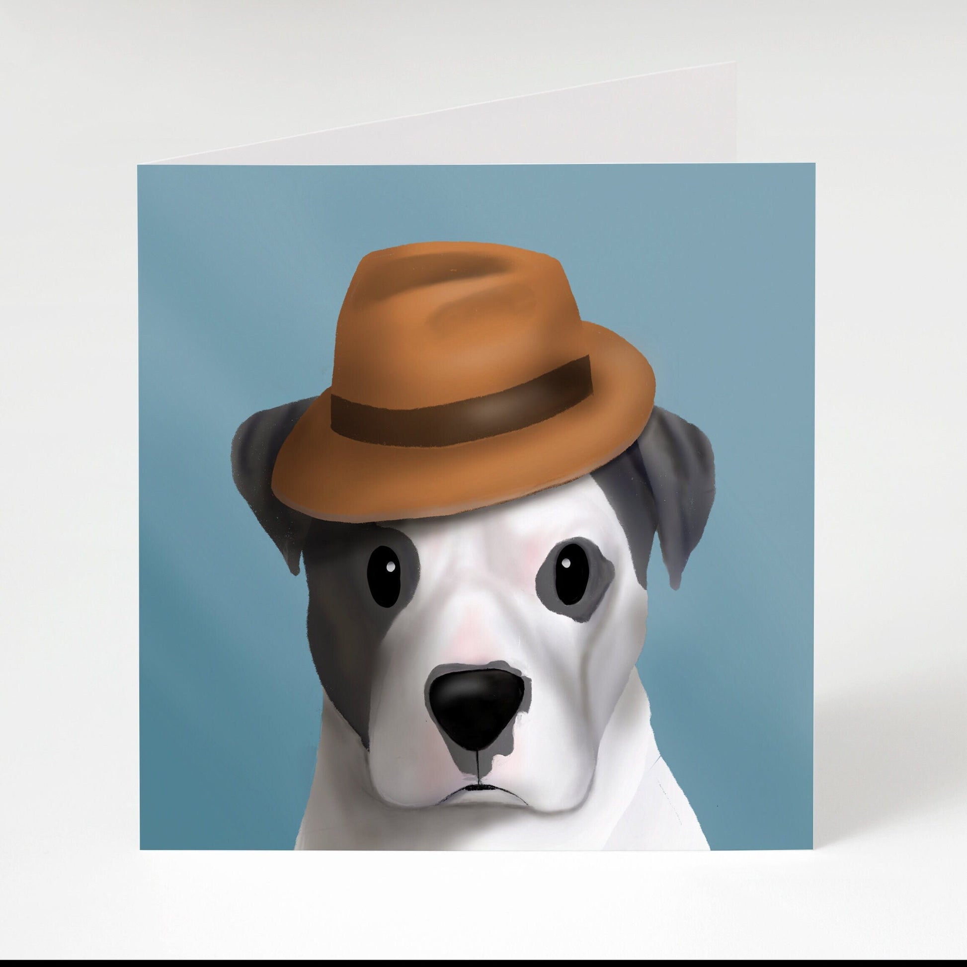 Baals the Pit Bull - Any Occasion Greeting Card, Greeting Cards/Postcards, Greeting & Note Cards