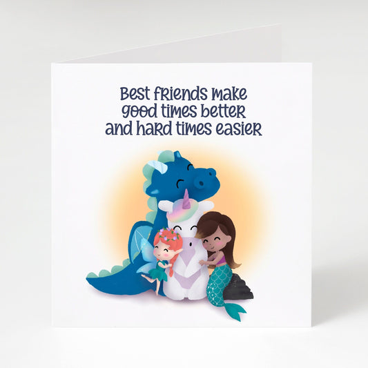 Valentines/Galentines Day Card - Besties, BFF, Best Friends - Greeting Card, Greeting Cards/Postcards, Greeting & Note Cards