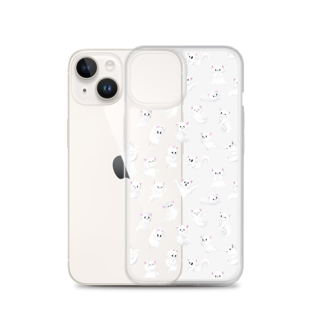 Ghost Kitties - Clear Case for iPhone®