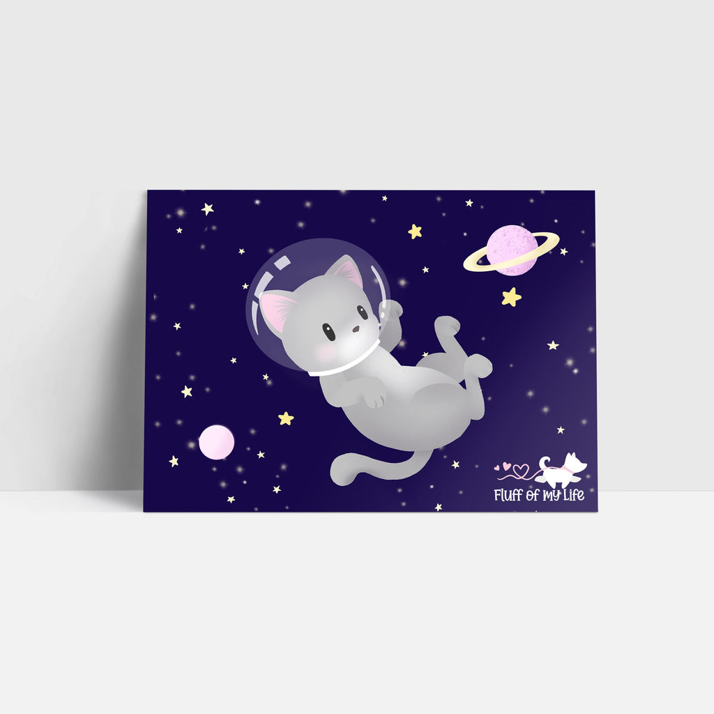 Space Kitty Postcard