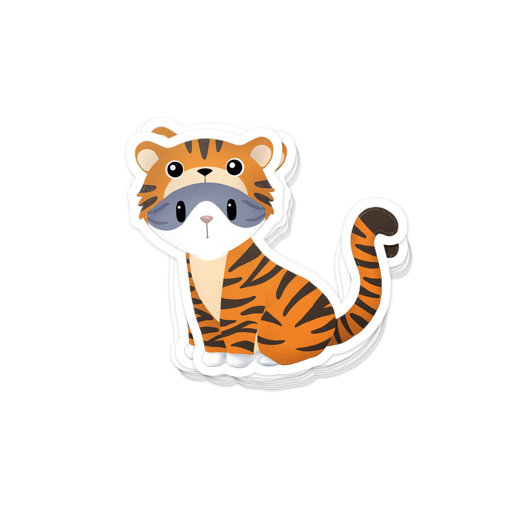 Kitty in Tiger Costume - Sticker