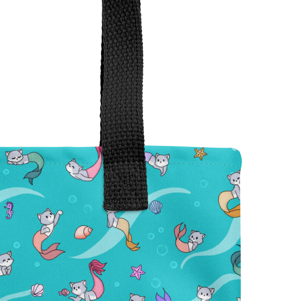 Purrmaid Pattern Tote bag