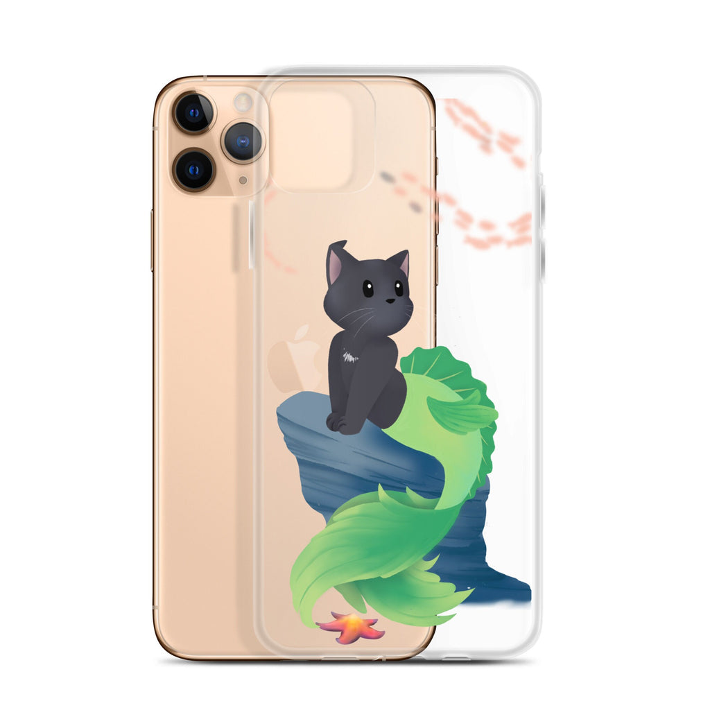 Purrman Oats Clear Case for iPhone®