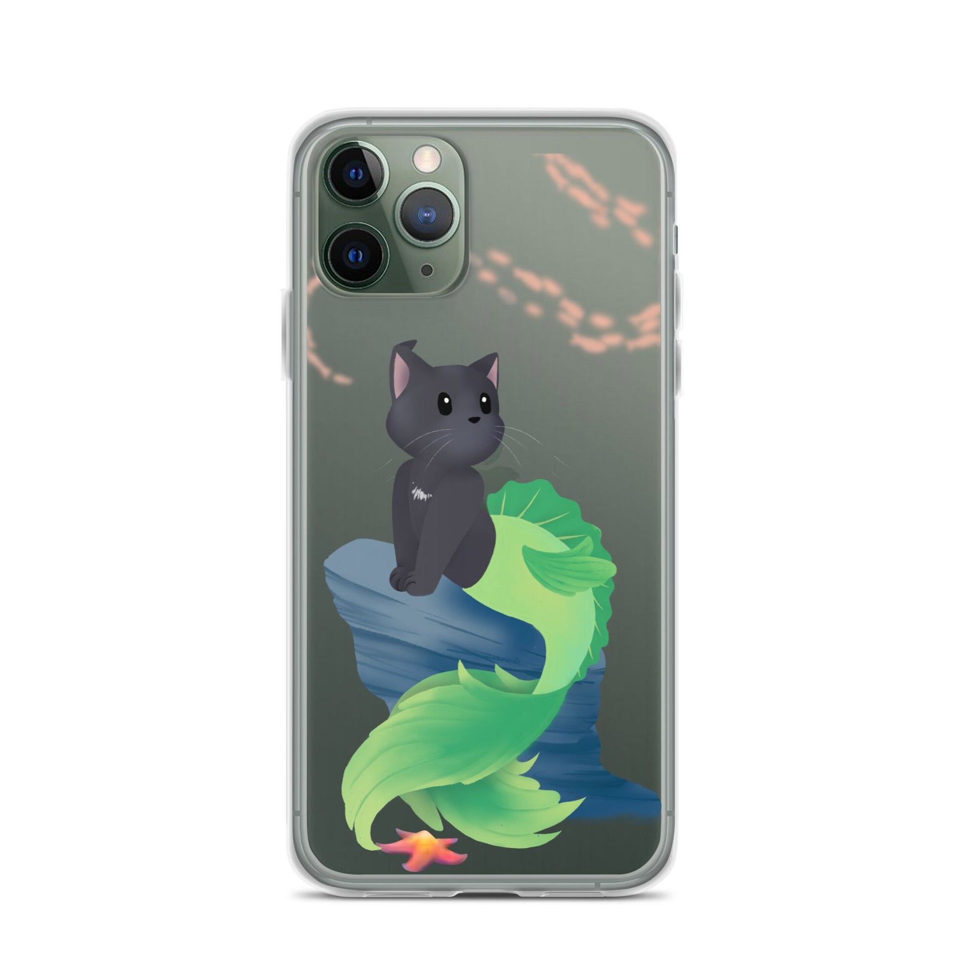 Purrman Oats Clear Case for iPhone®