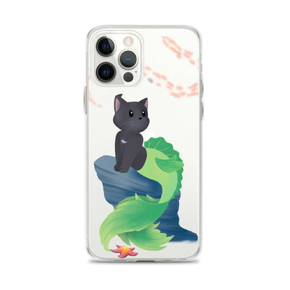 Purrman Oats Clear Case for iPhone®