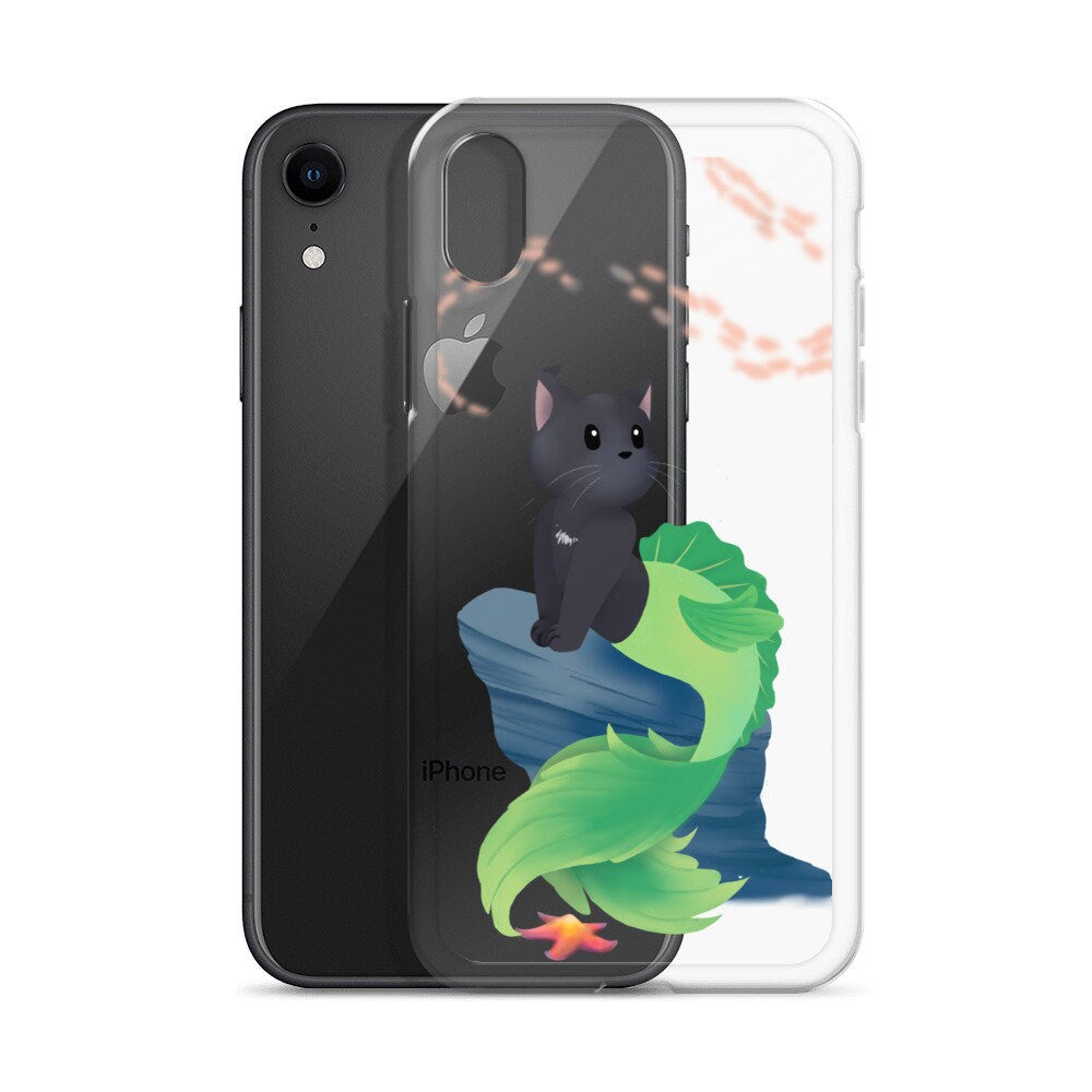 Purrman Oats Clear Case for iPhone®