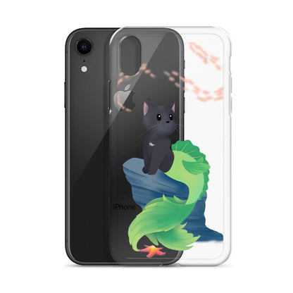 Purrman Oats Clear Case for iPhone®