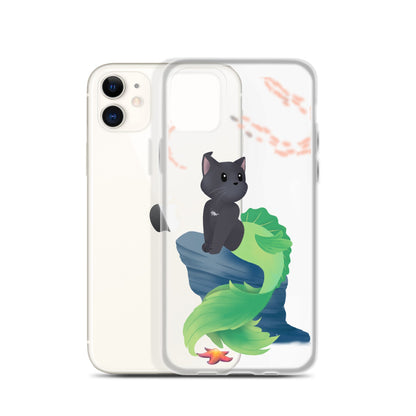 Purrman Oats Clear Case for iPhone®