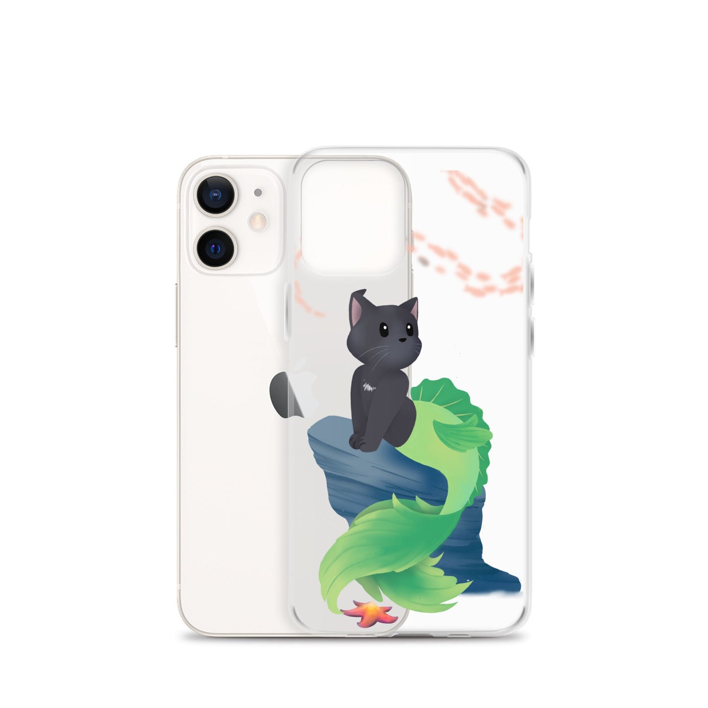 Purrman Oats Clear Case for iPhone®