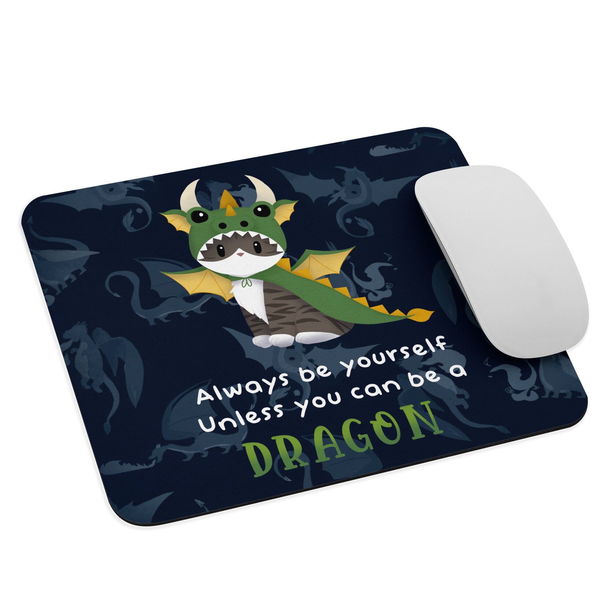 Jack the Dragon Kitty Mouse pad