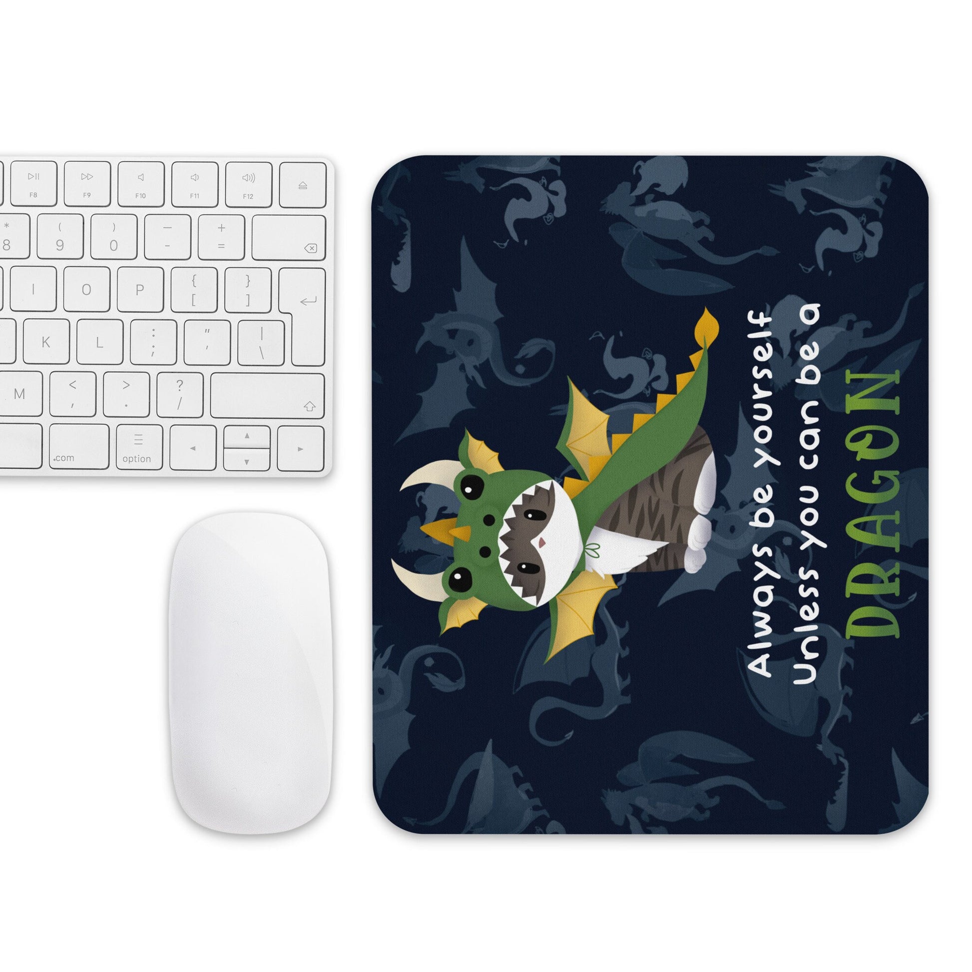 Jack the Dragon Kitty Mouse pad