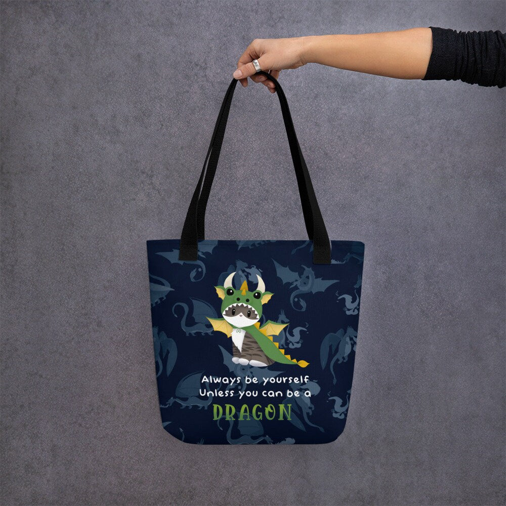 Jack the Dragon Kitty Tote bag