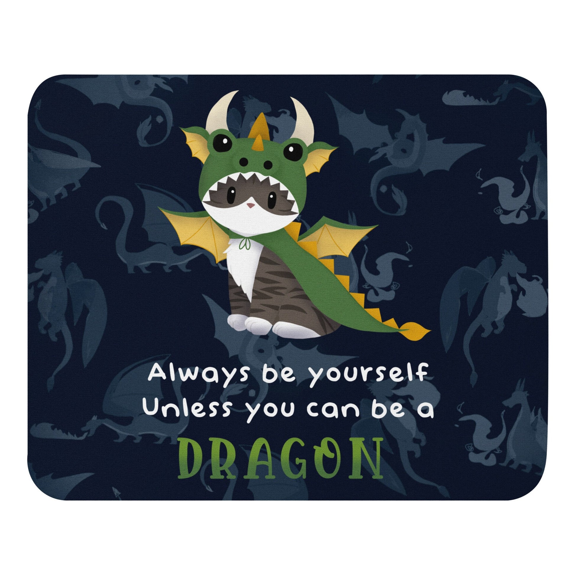 Jack the Dragon Kitty Mouse pad