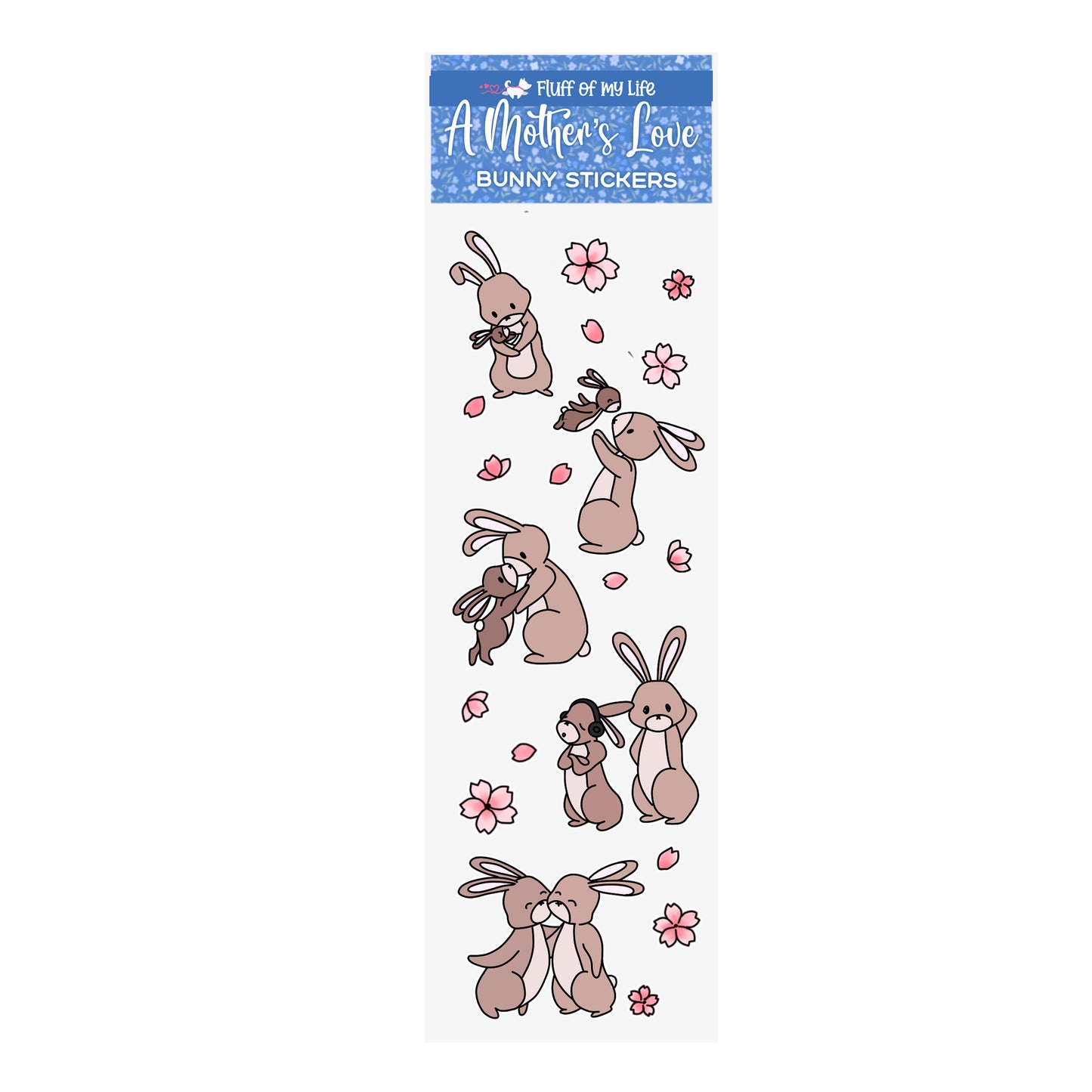 Sticker Sheet - A Mother's Love Bunnies