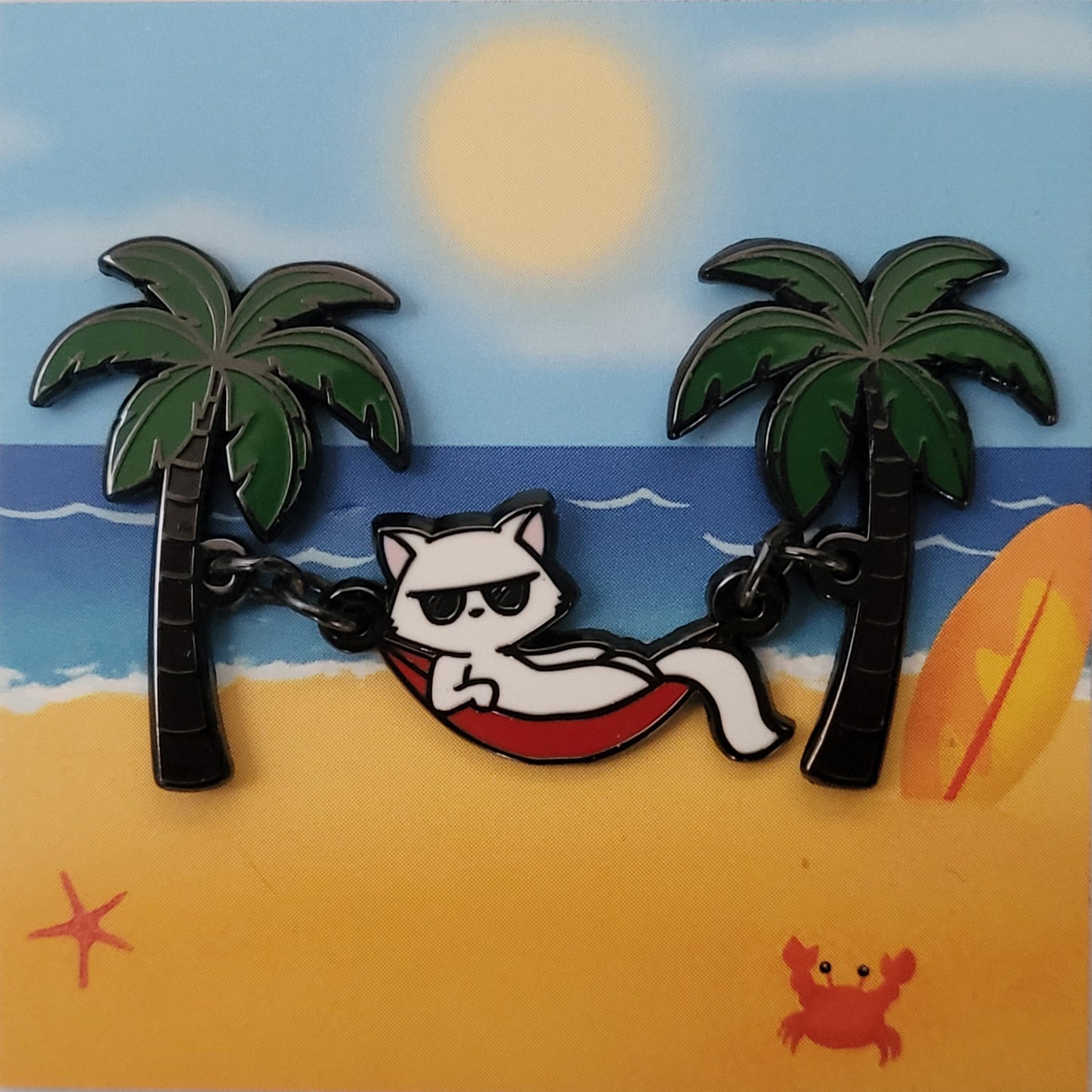 Cool Cat Chillin' Pin