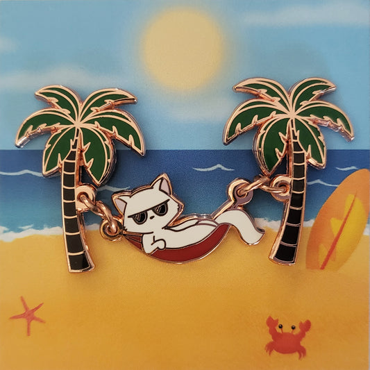 Cool Cat Chillin' Pin