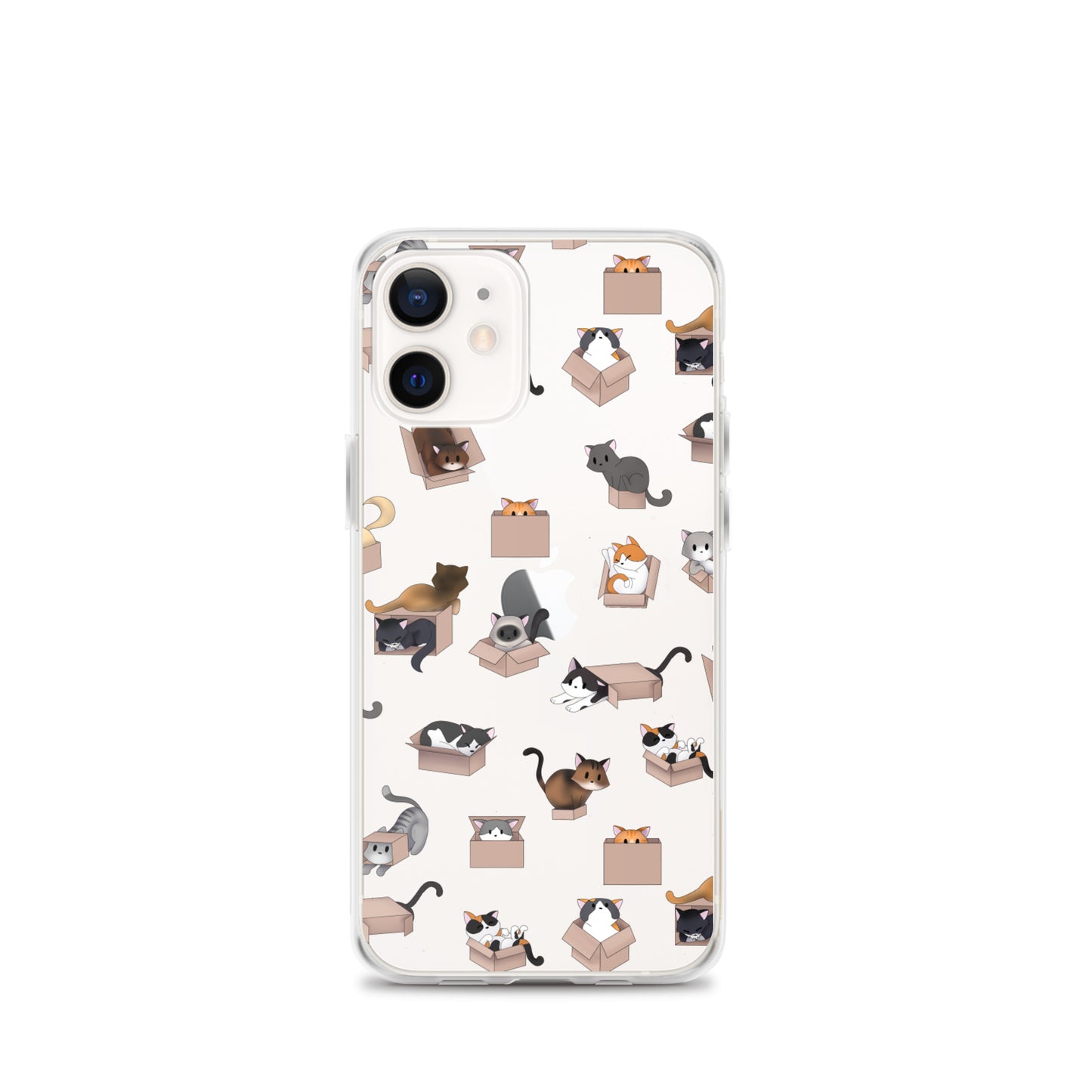 Kitty in a Box iPhone Clear Case