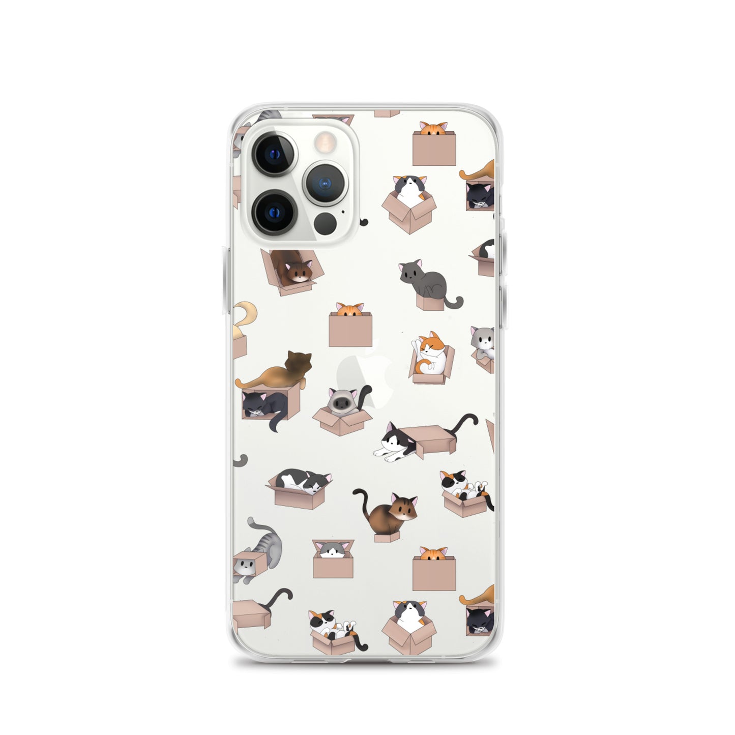 Kitty in a Box iPhone Clear Case