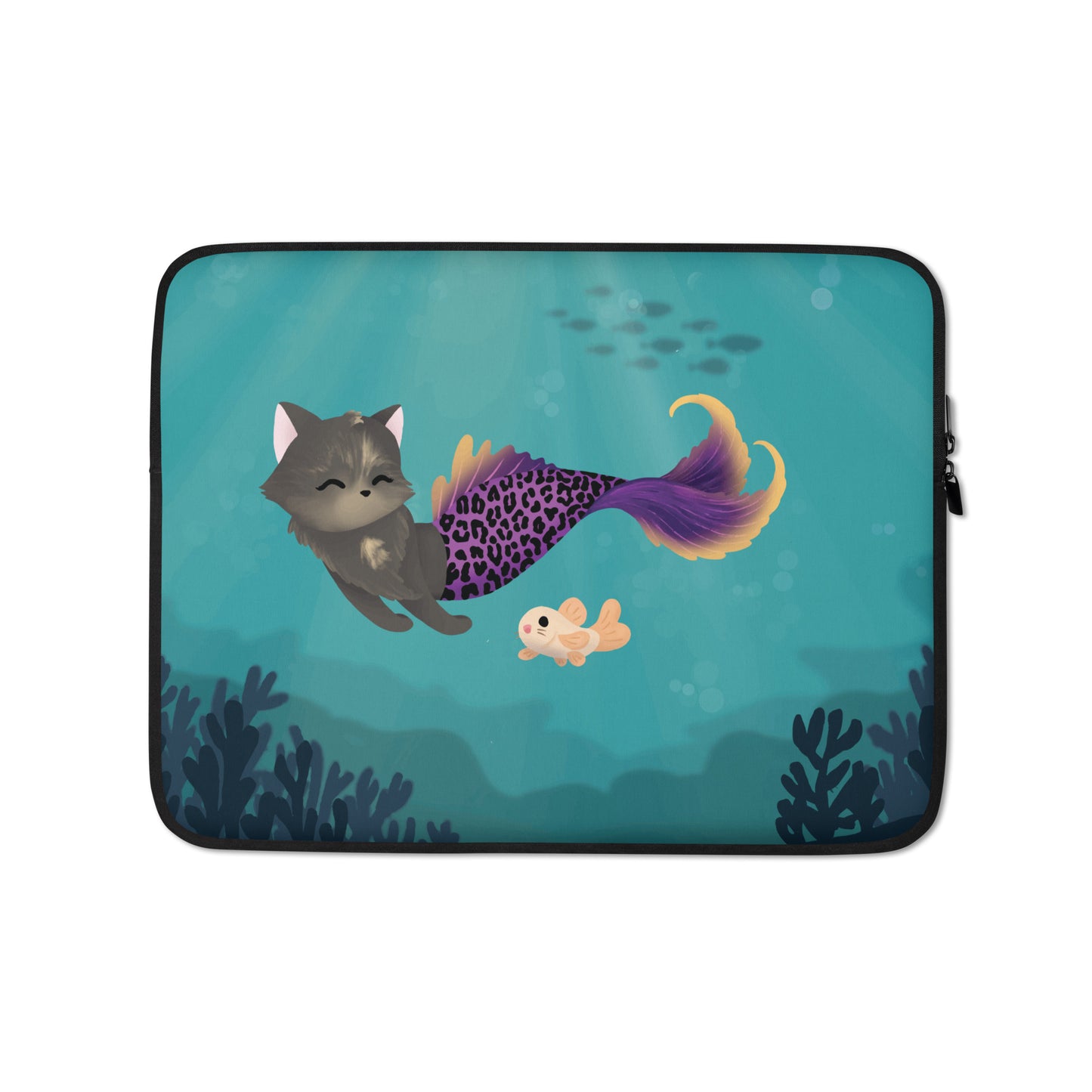 Purrmaid Scooty Laptop Sleeve