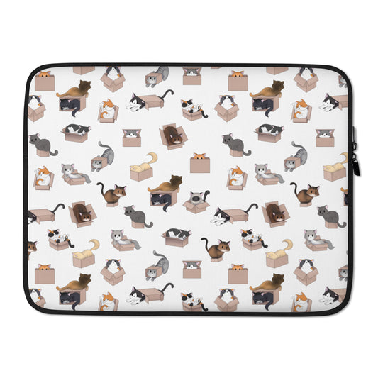 Kitty in a Box Laptop Sleeve