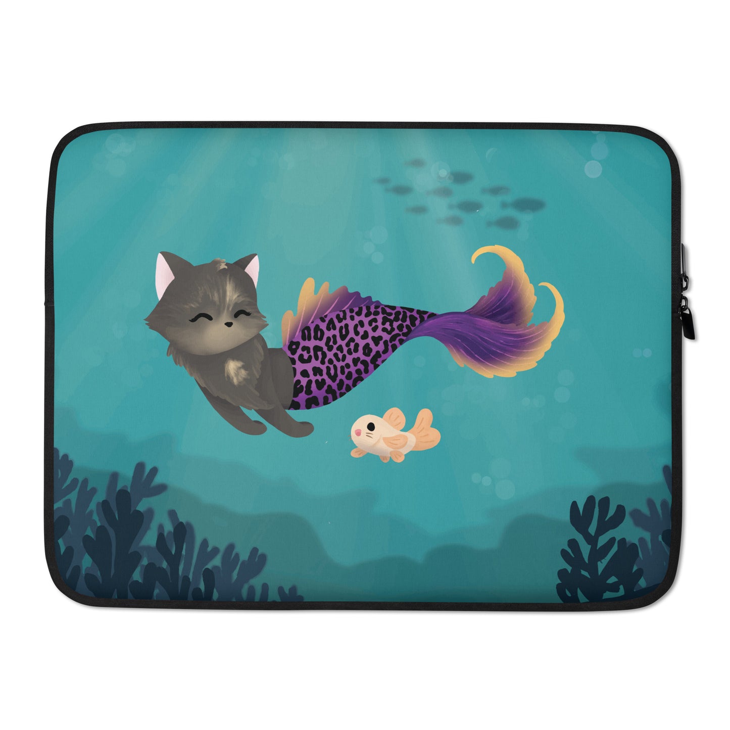 Purrmaid Scooty Laptop Sleeve