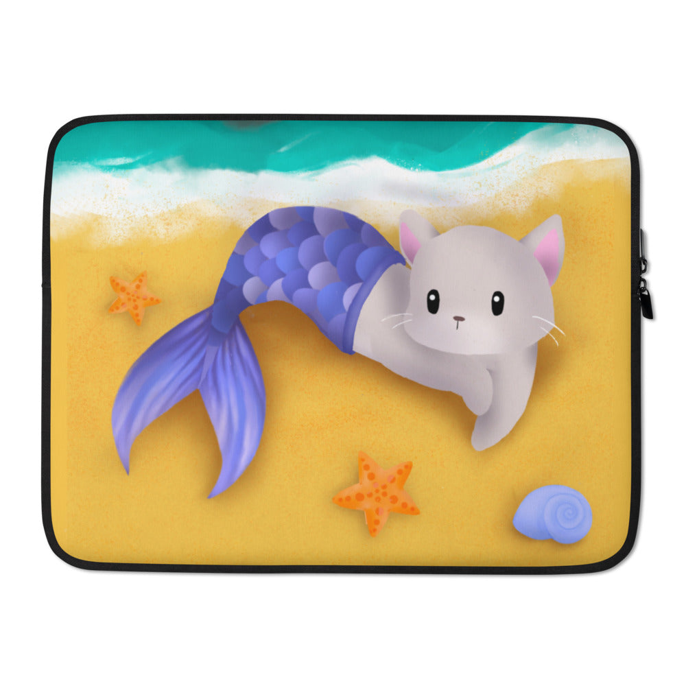 Purrmaid IV Laptop Sleeve