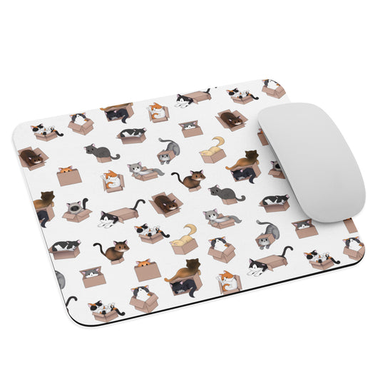 Kitty-in-a-Box Mouse Pad