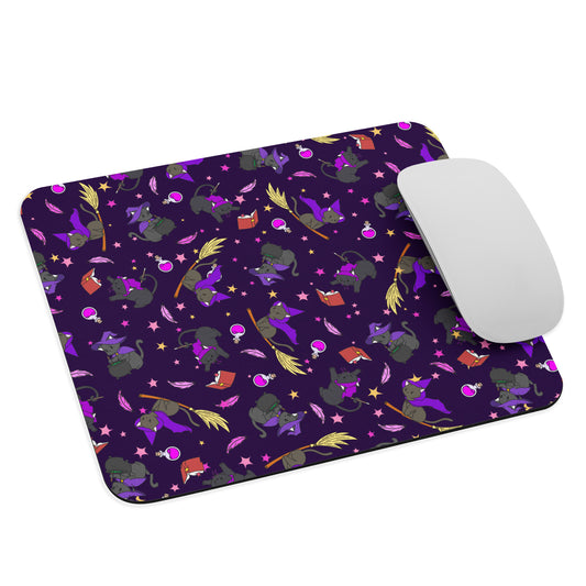 Witch Kitty Mouse Pad