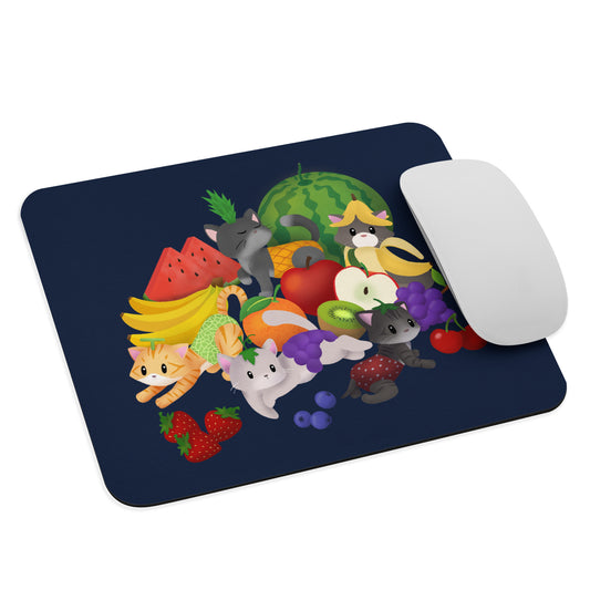 Fruit Salad Kitties Mouse Pad