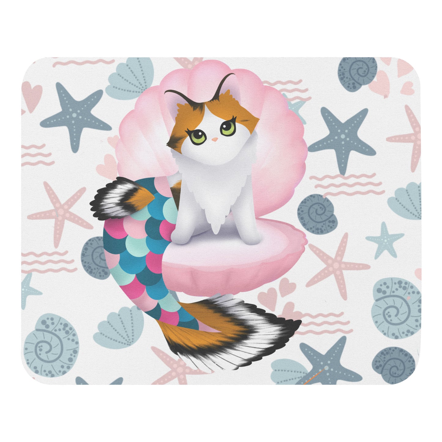 Purrmaid Paisley Mouse Pad