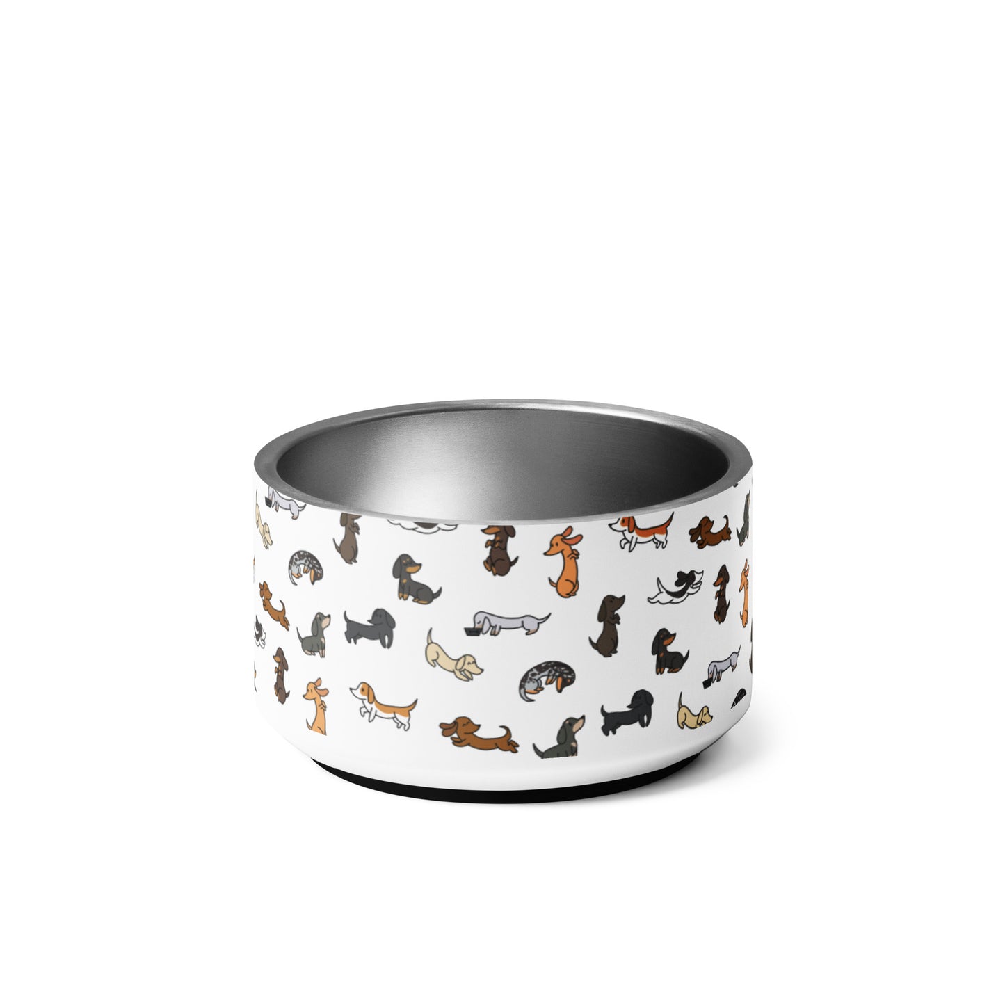 Dachshunds Patterned Pet Bowl