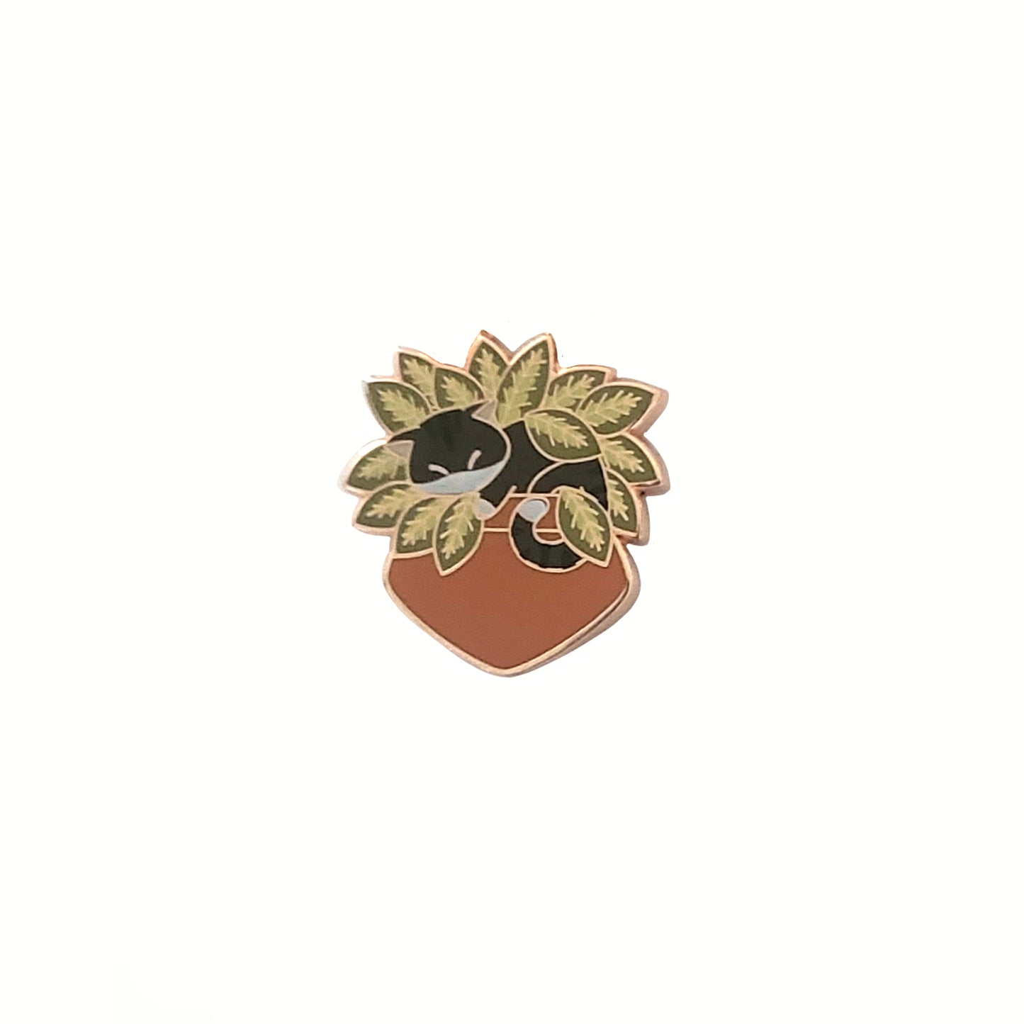 Pot Plant Kitties Pin Set