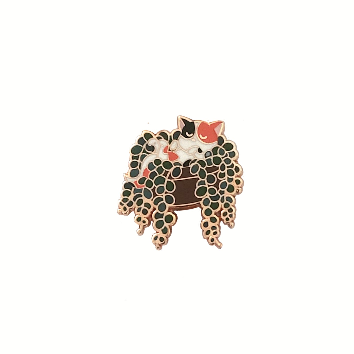 Pot Plant Kitties Pin Set