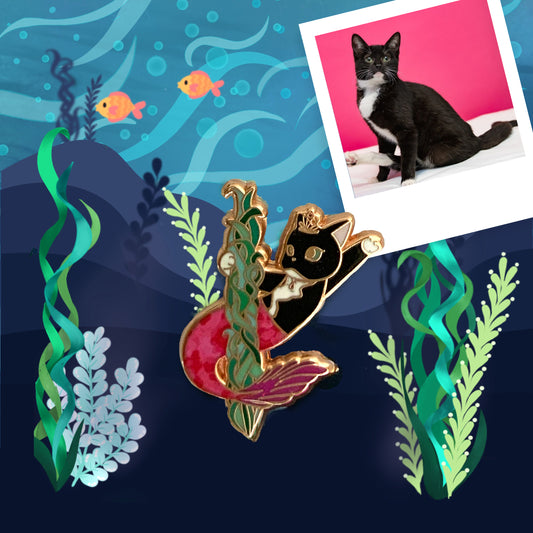 Purrmaid Lisa Pin