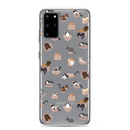 Kitty in a Box Clear Samsung Phone Case