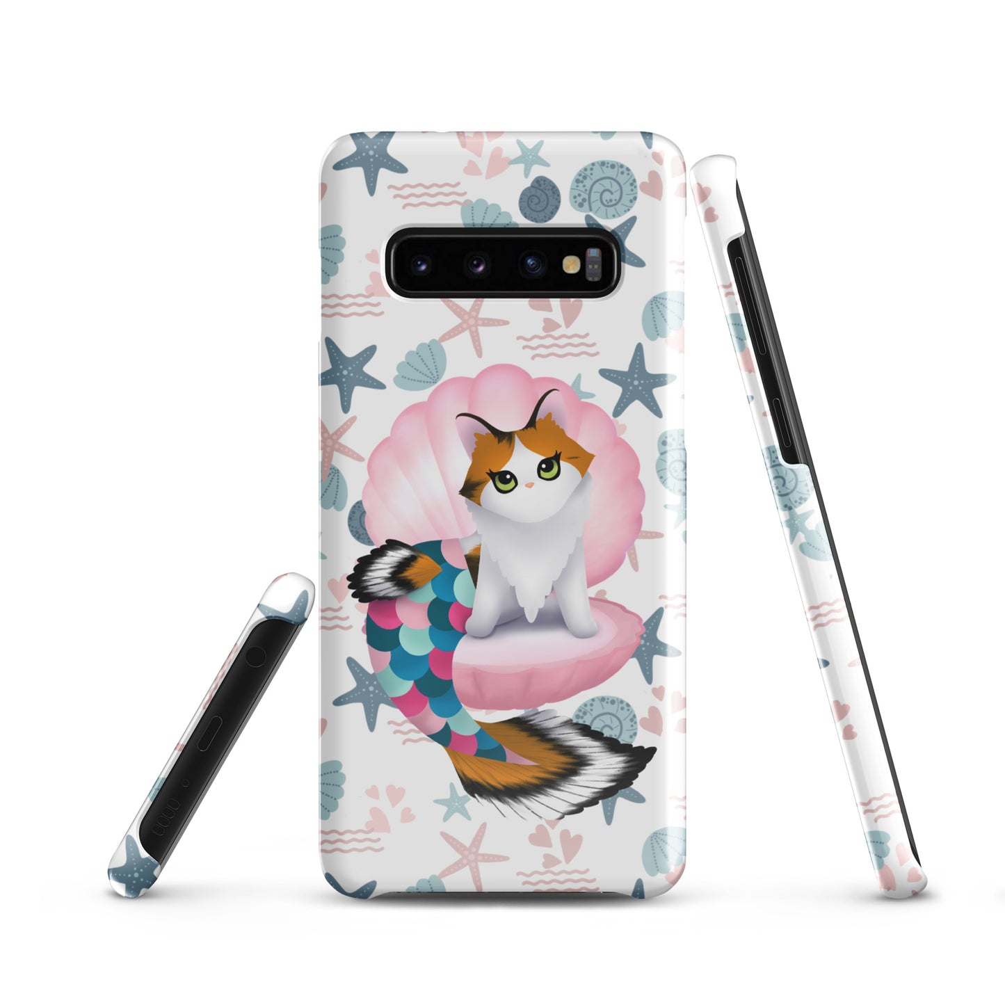 Purrmaid Paisley Samsung Phone Snap Case