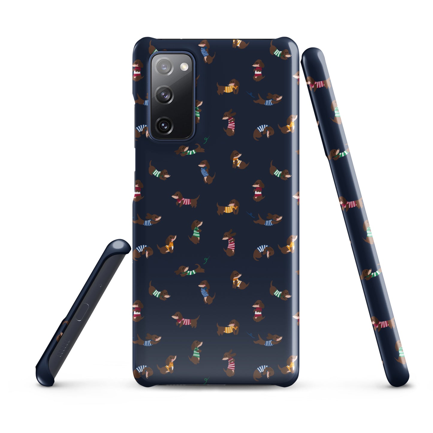 Dachshund in Stripes Samsung Phone Snap Case