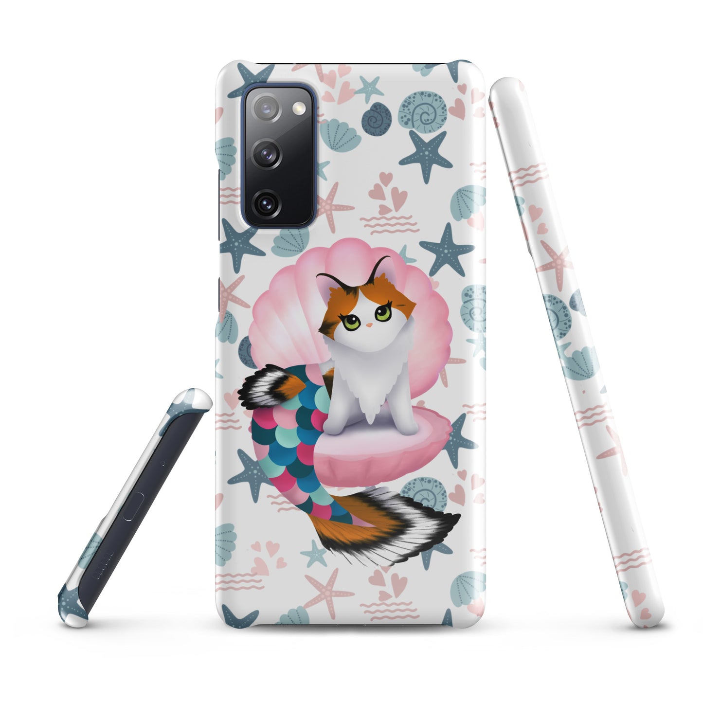 Purrmaid Paisley Samsung Phone Snap Case