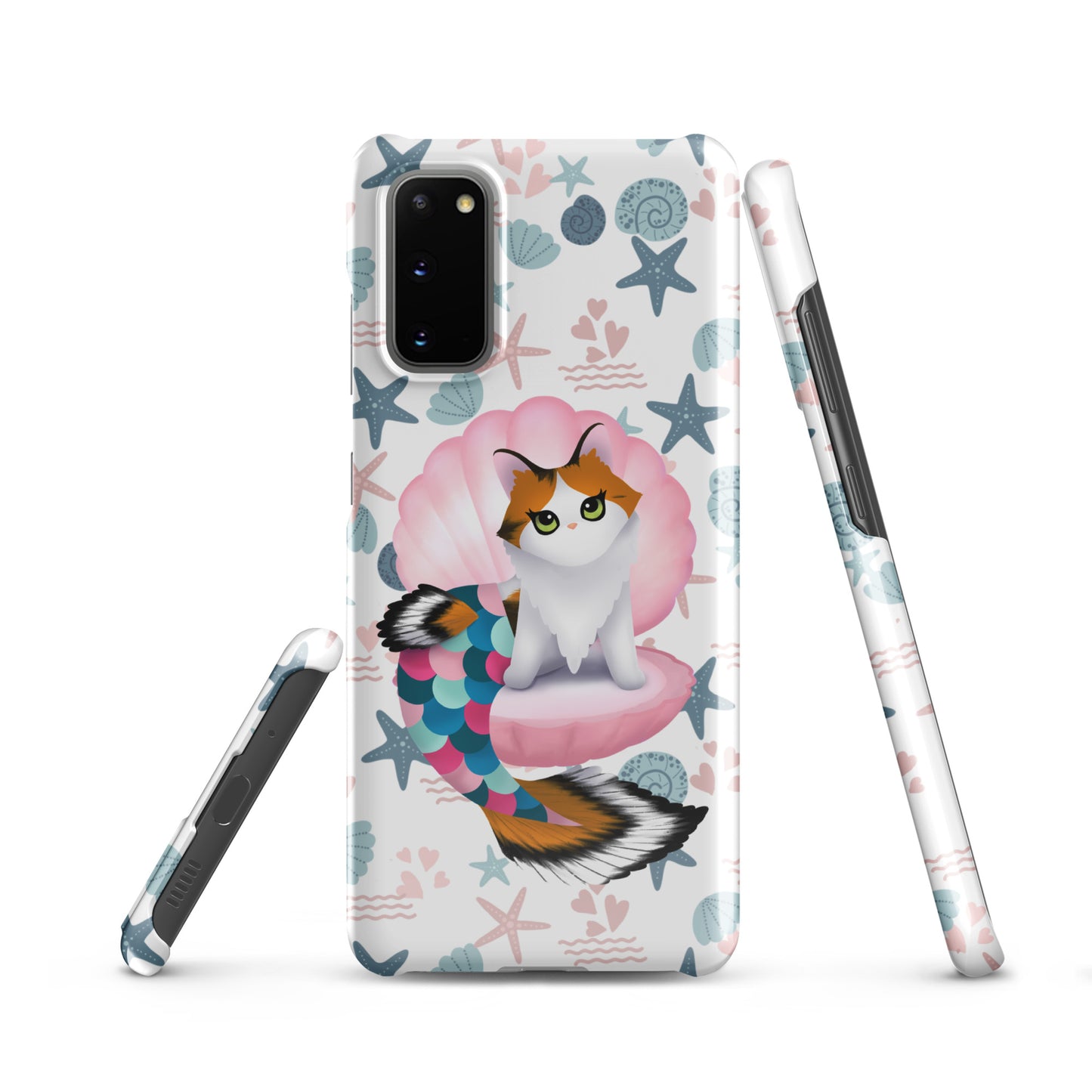 Purrmaid Paisley Samsung Phone Snap Case