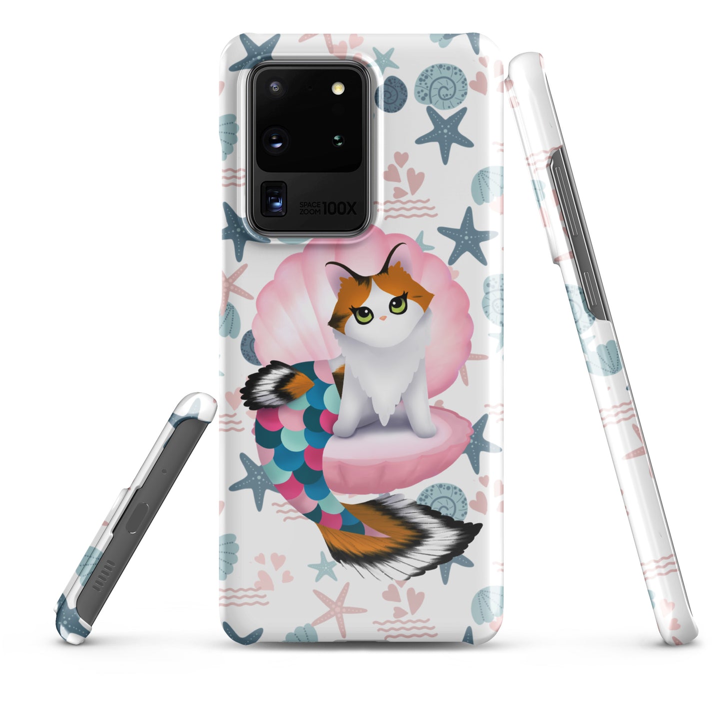 Purrmaid Paisley Samsung Phone Snap Case