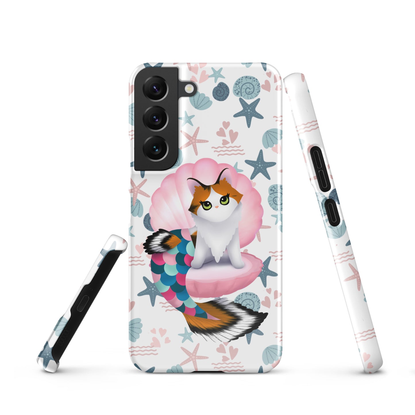 Purrmaid Paisley Samsung Phone Snap Case