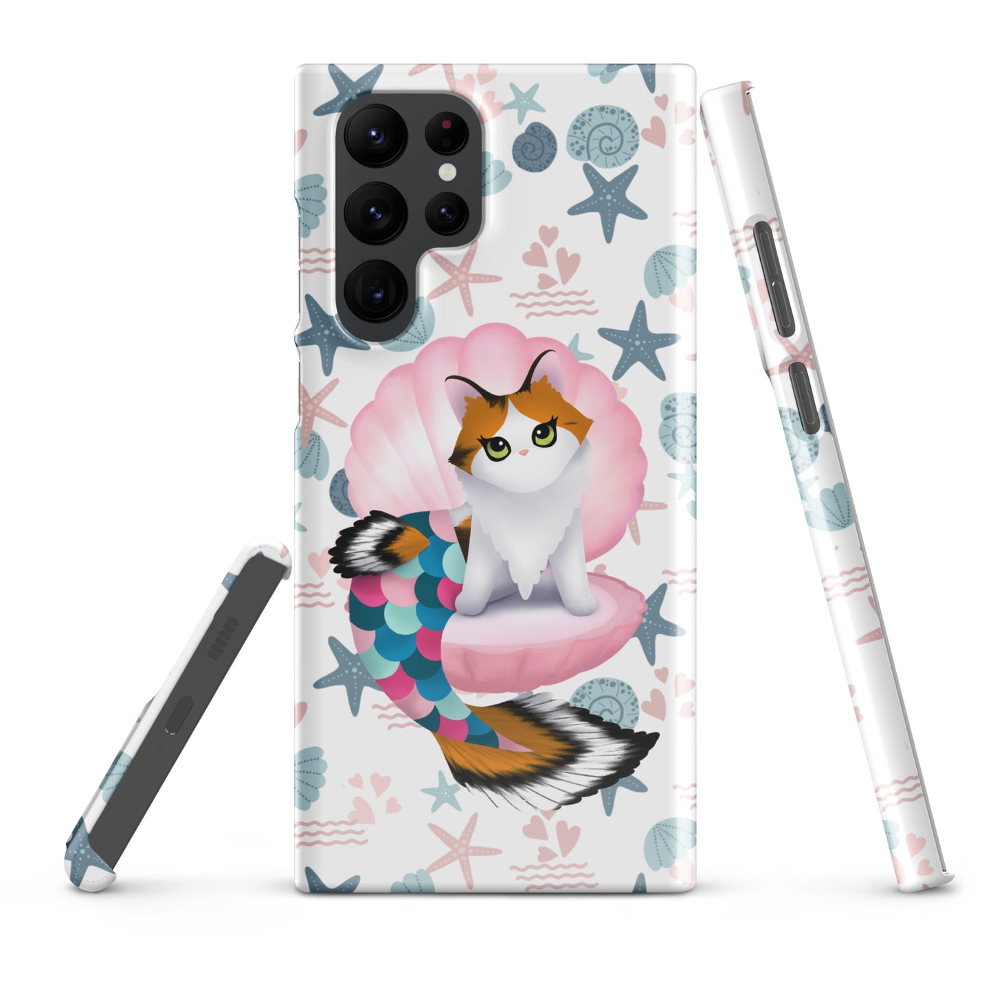 Purrmaid Paisley Samsung Phone Snap Case